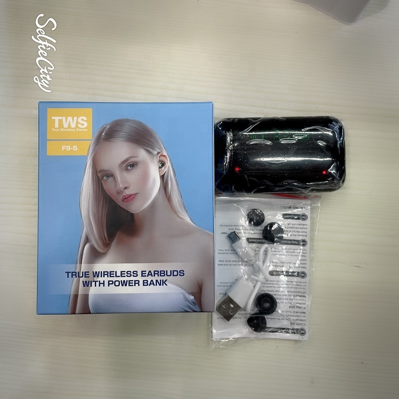 Waterproof F9-5 Earphones F9-5C TWS Auriculares in Ear Gaming Audifonos Wireless Bluetooth F9 Earbuds